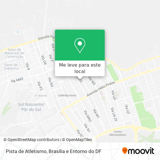 Pista de Atletismo mapa