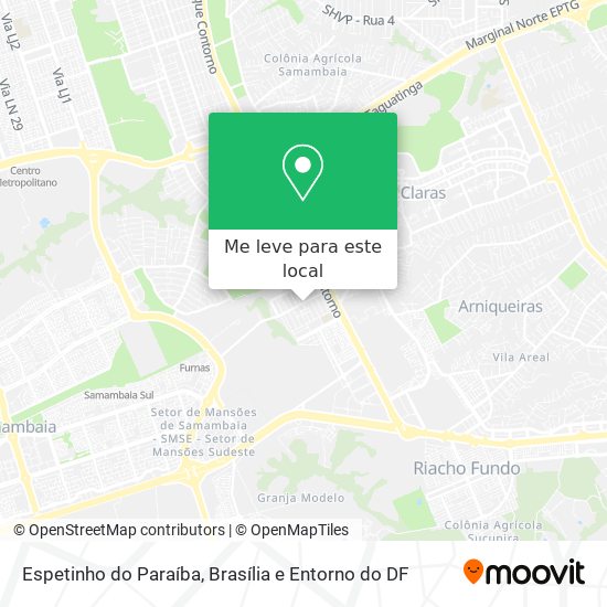 Espetinho do Paraíba mapa