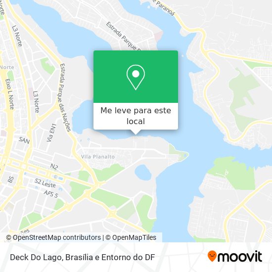 Deck Do Lago mapa