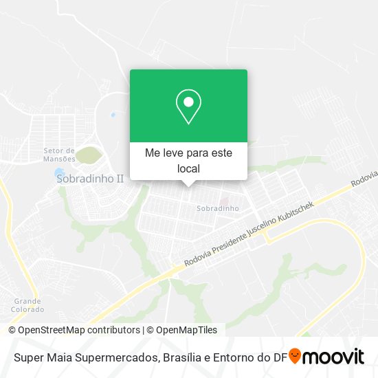 Super Maia Supermercados mapa