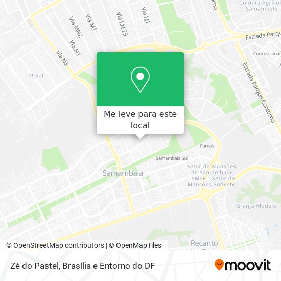 Zé do Pastel mapa