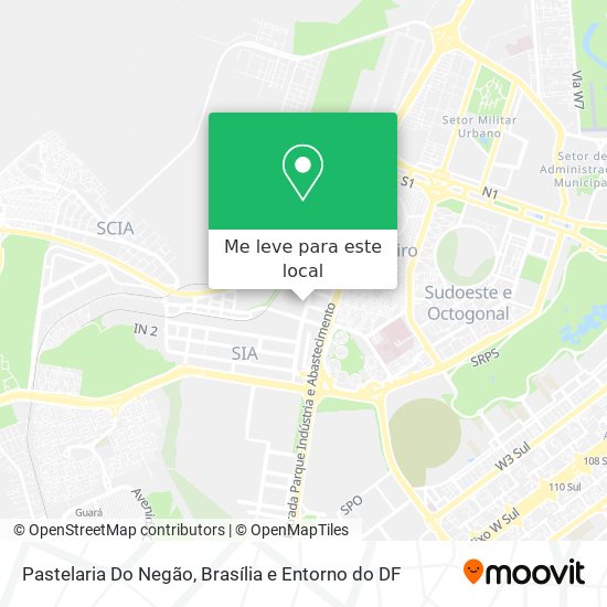 Pastelaria Do Negão mapa