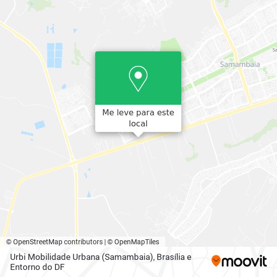Urbi Mobilidade Urbana (Samambaia) mapa