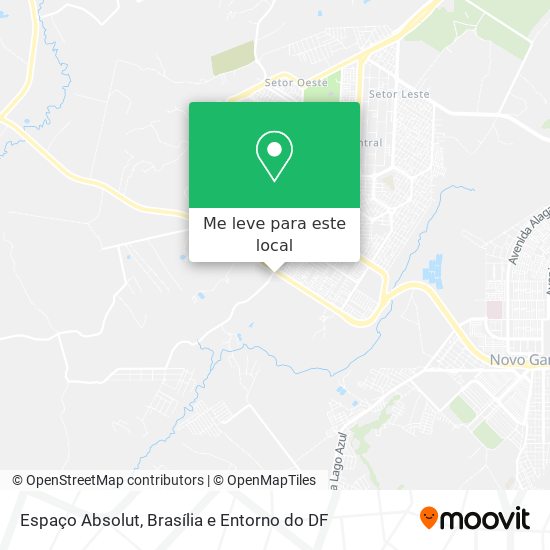 Espaço Absolut mapa