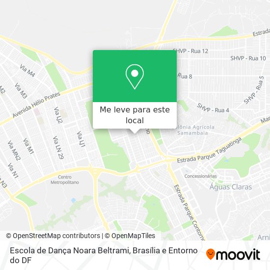 Escola de Dança Noara Beltrami mapa