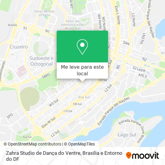 Zahra Studio de Dança do Ventre mapa