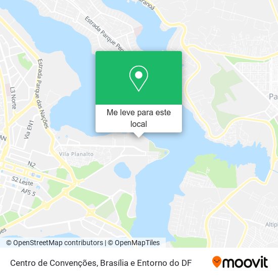 Centro de Convenções mapa