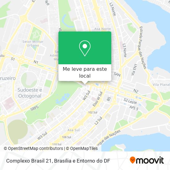 Complexo Brasil 21 mapa