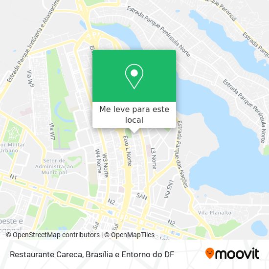 Restaurante Careca mapa