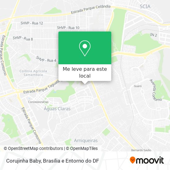 Corujinha Baby mapa