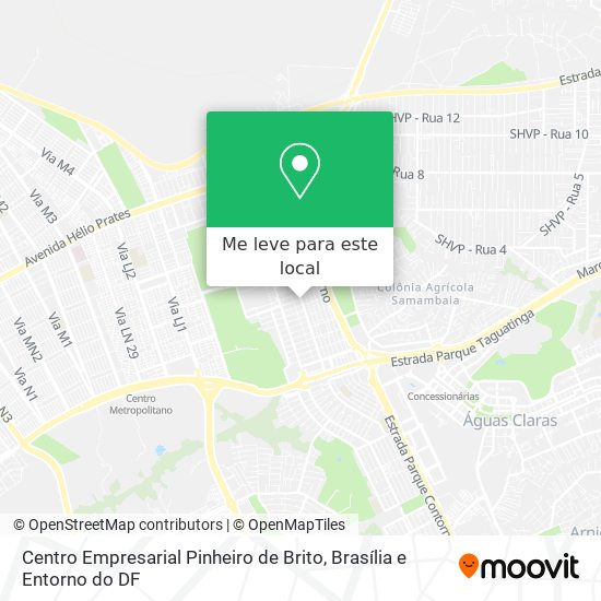 Centro Empresarial Pinheiro de Brito mapa