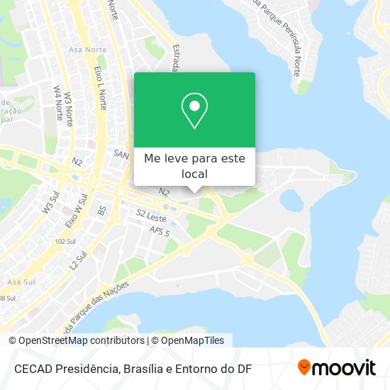 CECAD Presidência mapa