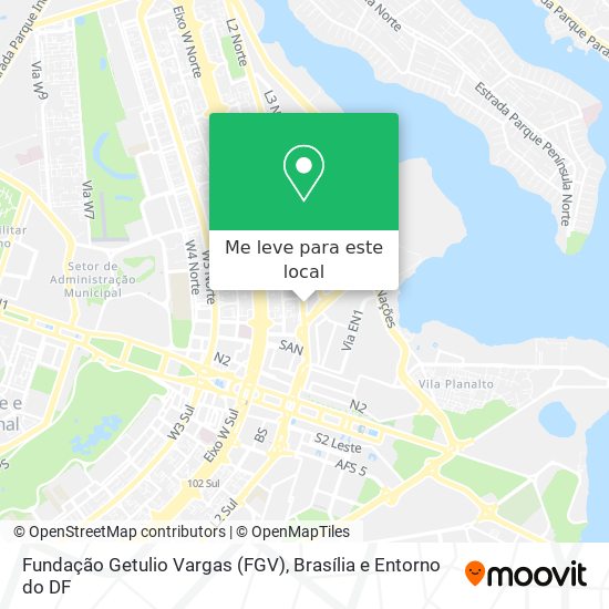 Fundação Getulio Vargas (FGV) mapa