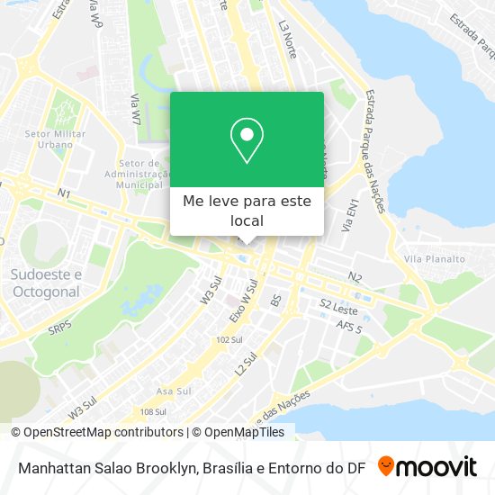 Manhattan Salao Brooklyn mapa