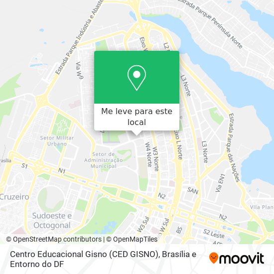 Centro Educacional Gisno (CED GISNO) mapa