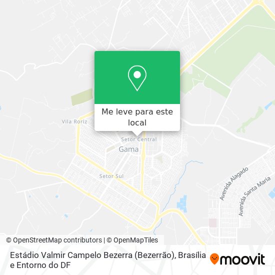 Estádio Valmir Campelo Bezerra (Bezerrão) mapa