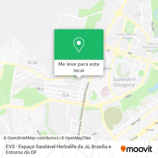 EVS - Espaço Saudável Herbalife da Jú mapa