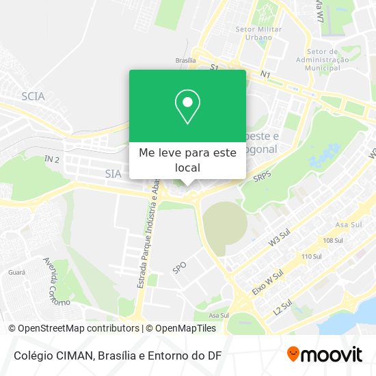 Colégio CIMAN mapa