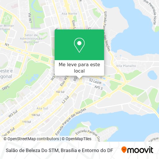 Salão de Beleza Do STM mapa