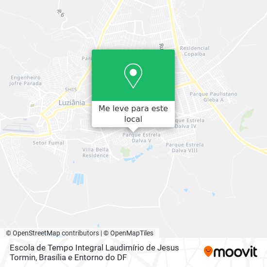 Escola de Tempo Integral Laudimírio de Jesus Tormin mapa