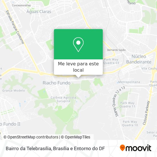 Bairro da Telebrasília mapa