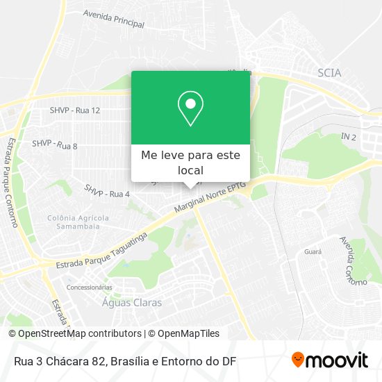 Rua 3 Chácara 82 mapa