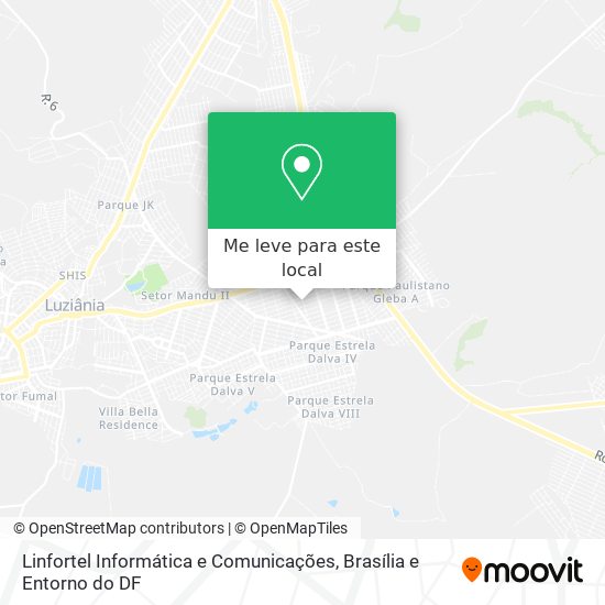 Linfortel Informática e Comunicações mapa