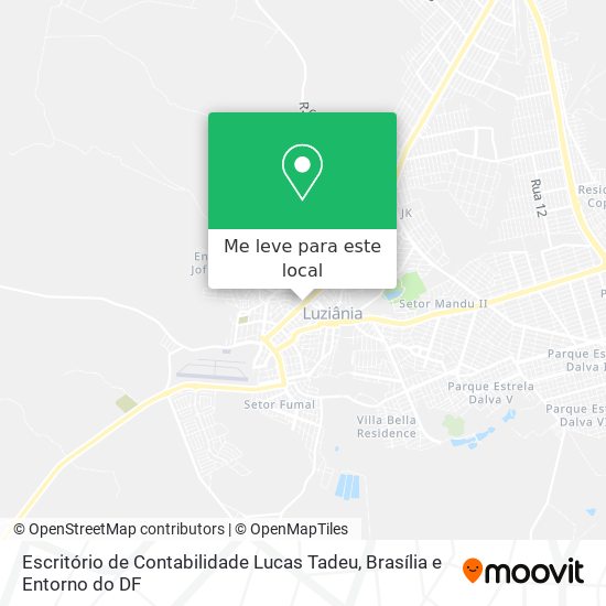 Escritório de Contabilidade Lucas Tadeu mapa