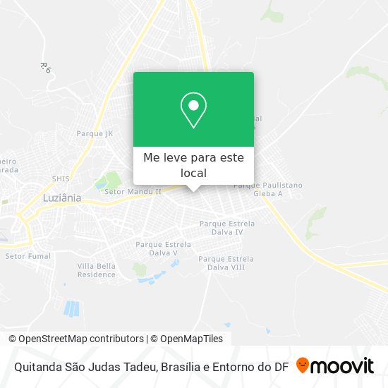 Quitanda São Judas Tadeu mapa