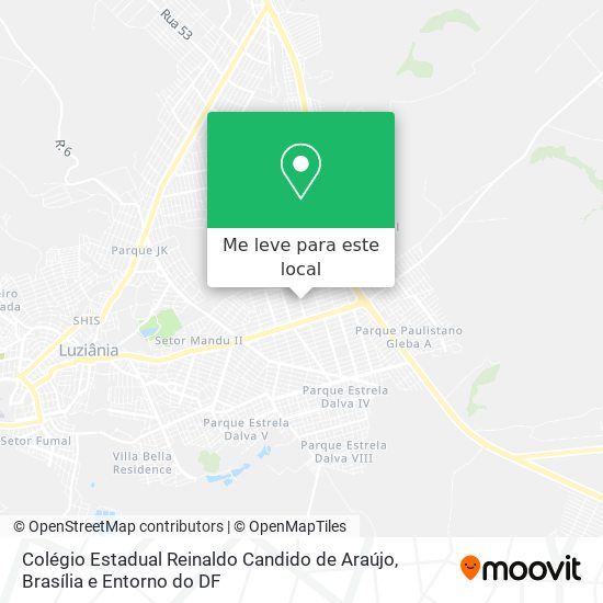 Colégio Estadual Reinaldo Candido de Araújo mapa