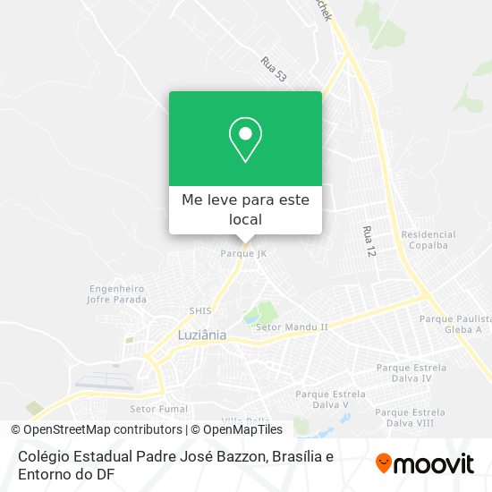 Colégio Estadual Padre José Bazzon mapa