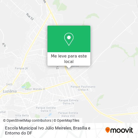 Escola Municipal Ivo Júlio Meireles mapa
