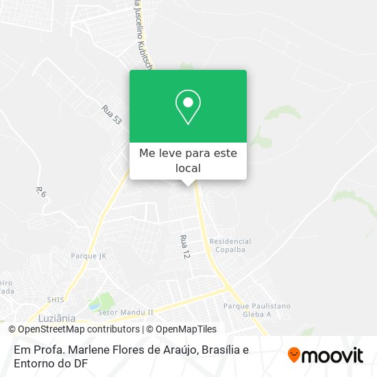 Em Profa. Marlene Flores de Araújo mapa