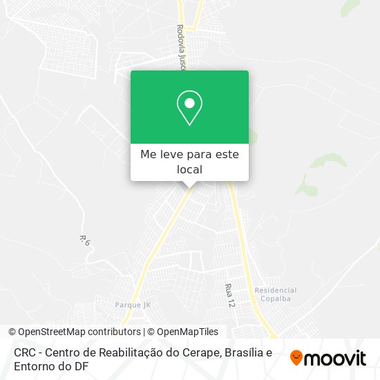 CRC - Centro de Reabilitação do Cerape mapa