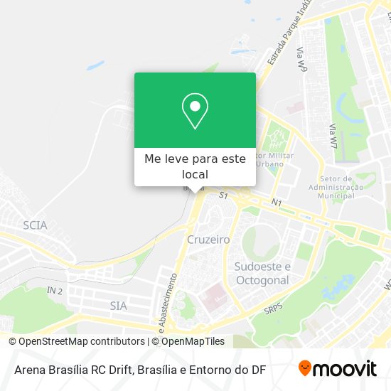 Arena Brasília RC Drift mapa
