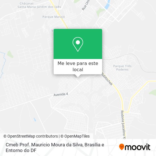 Cmeb Prof. Mauricio Moura da Silva mapa