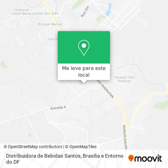 Distribuidora de Bebidas Santos mapa