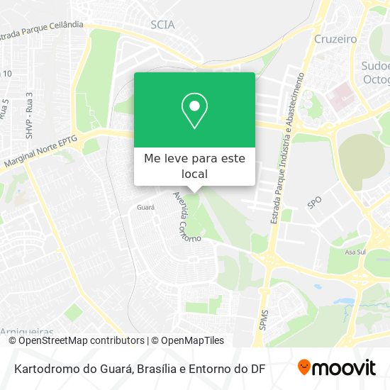 Kartodromo do Guará mapa