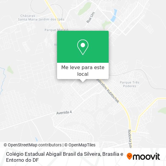 Colégio Estadual Abigail Brasil da Silveira mapa