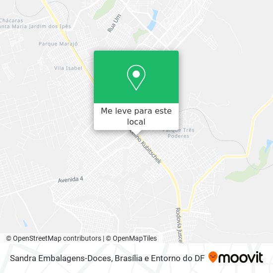 Sandra Embalagens-Doces mapa