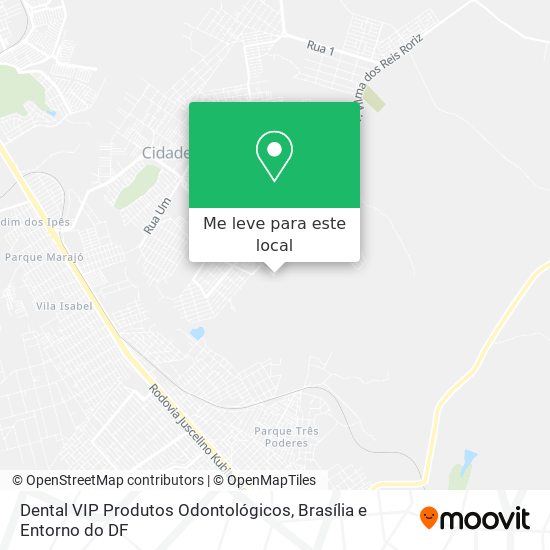 Dental VIP Produtos Odontológicos mapa