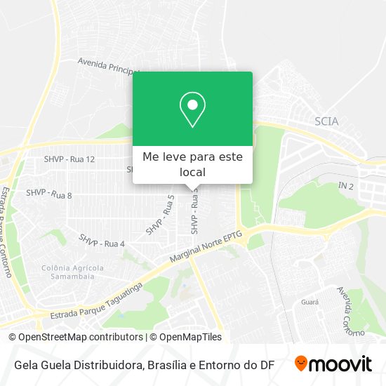 Gela Guela Distribuidora mapa