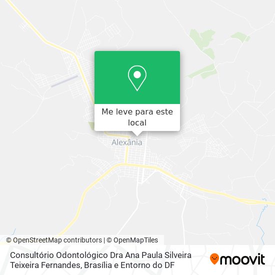 Consultório Odontológico Dra Ana Paula Silveira Teixeira Fernandes mapa