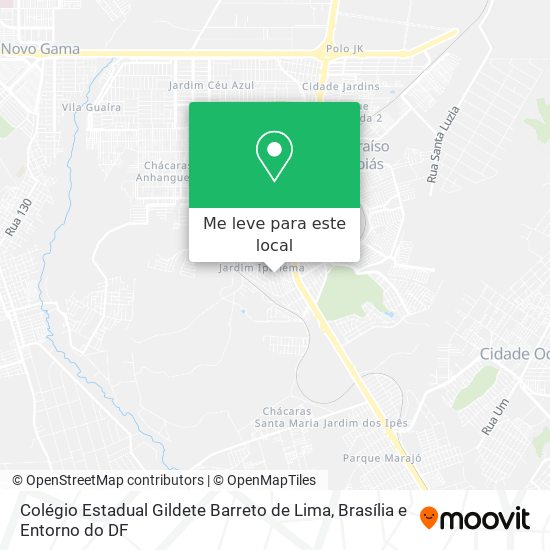 Colégio Estadual Gildete Barreto de Lima mapa