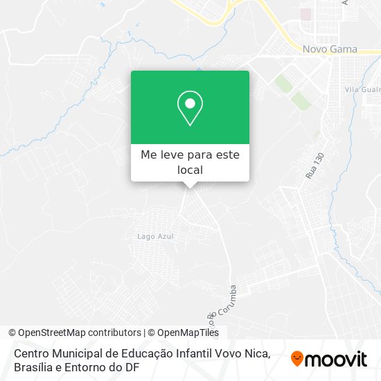 Centro Municipal de Educação Infantil Vovo Nica mapa