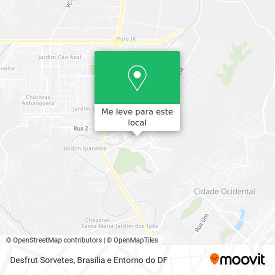 Desfrut Sorvetes mapa