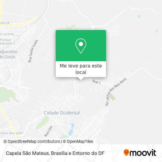 Capela São Mateus mapa