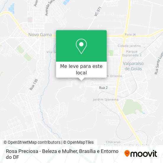 Rosa Preciosa - Beleza e Mulher mapa