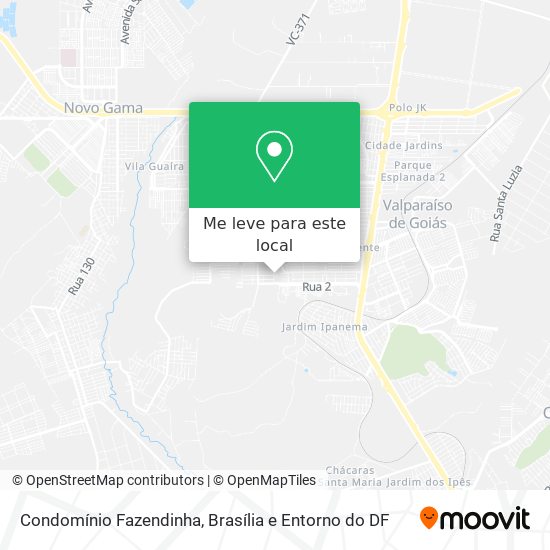 Condomínio Fazendinha mapa