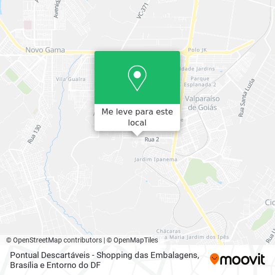 Pontual Descartáveis - Shopping das Embalagens mapa
